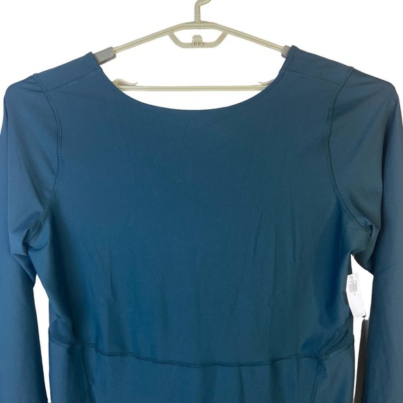 Old Navy Plus Size 3X Powersoft Go-dry Green Long Sleeve Active Bodysuit NWT - Picture 4 of 16